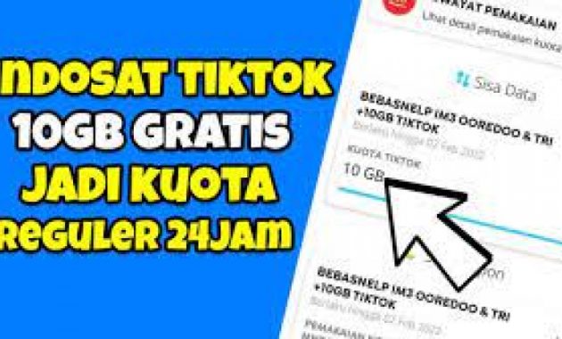 Cara Mengubah Kuota Tiktok Menjadi Kuota Utama