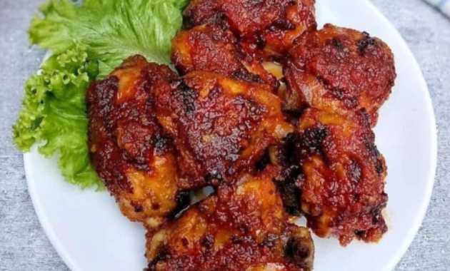cara membuat ayam bakar yang lezat