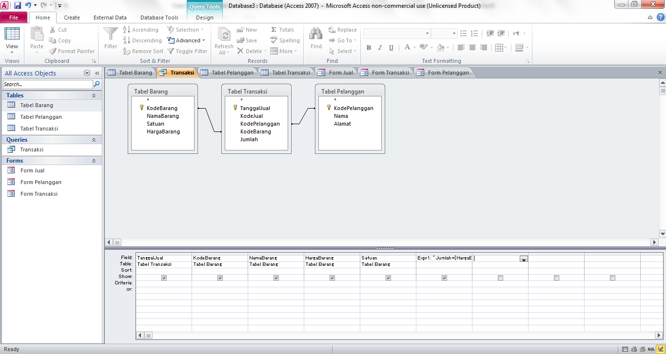 Query Microsoft Access 