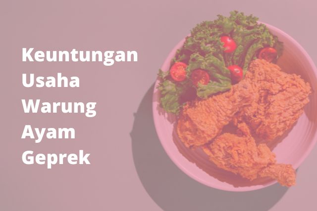 Keuntungan Usaha Warung Ayam Geprek