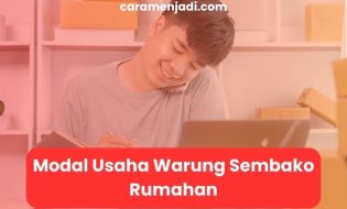 Modal Usaha Warung Sembako Rumahan
