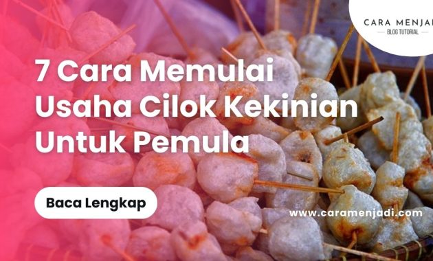 Usaha Cilok Kekinian