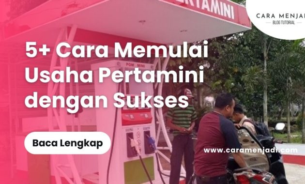 Cara Memulai Usaha Pertamini
