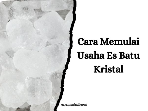 Cara Memulai Usaha Es Batu Kristal