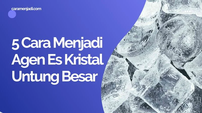 5 Cara Menjadi Agen Es Kristal Untung Besar